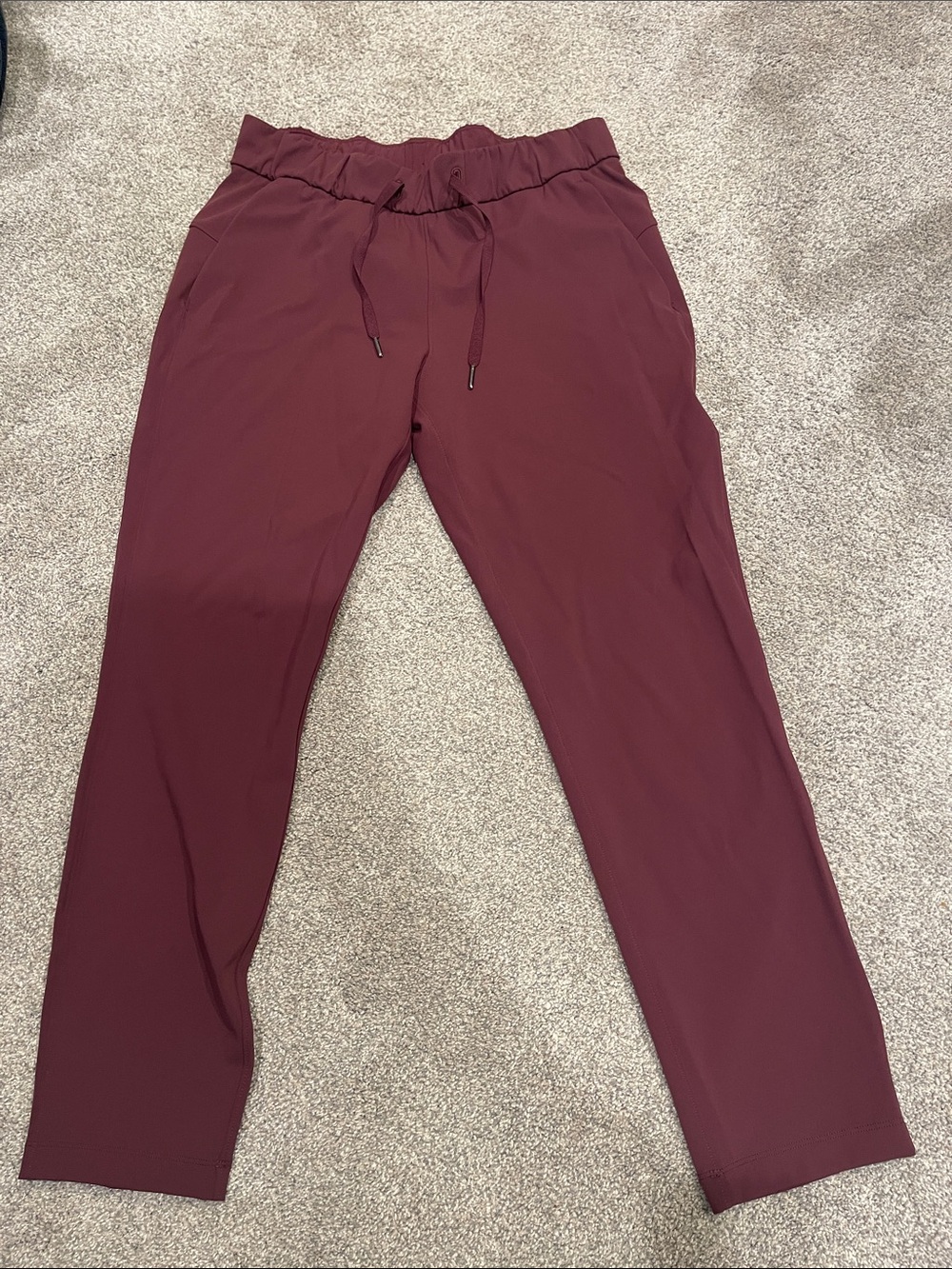 lululemon athletica Burgundy Track Joggers